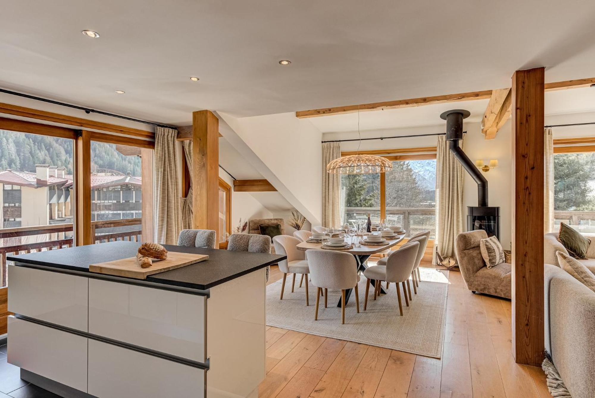 Les Melees Apartments - Alpes Travel - Argentiere Chamonix Buitenkant foto