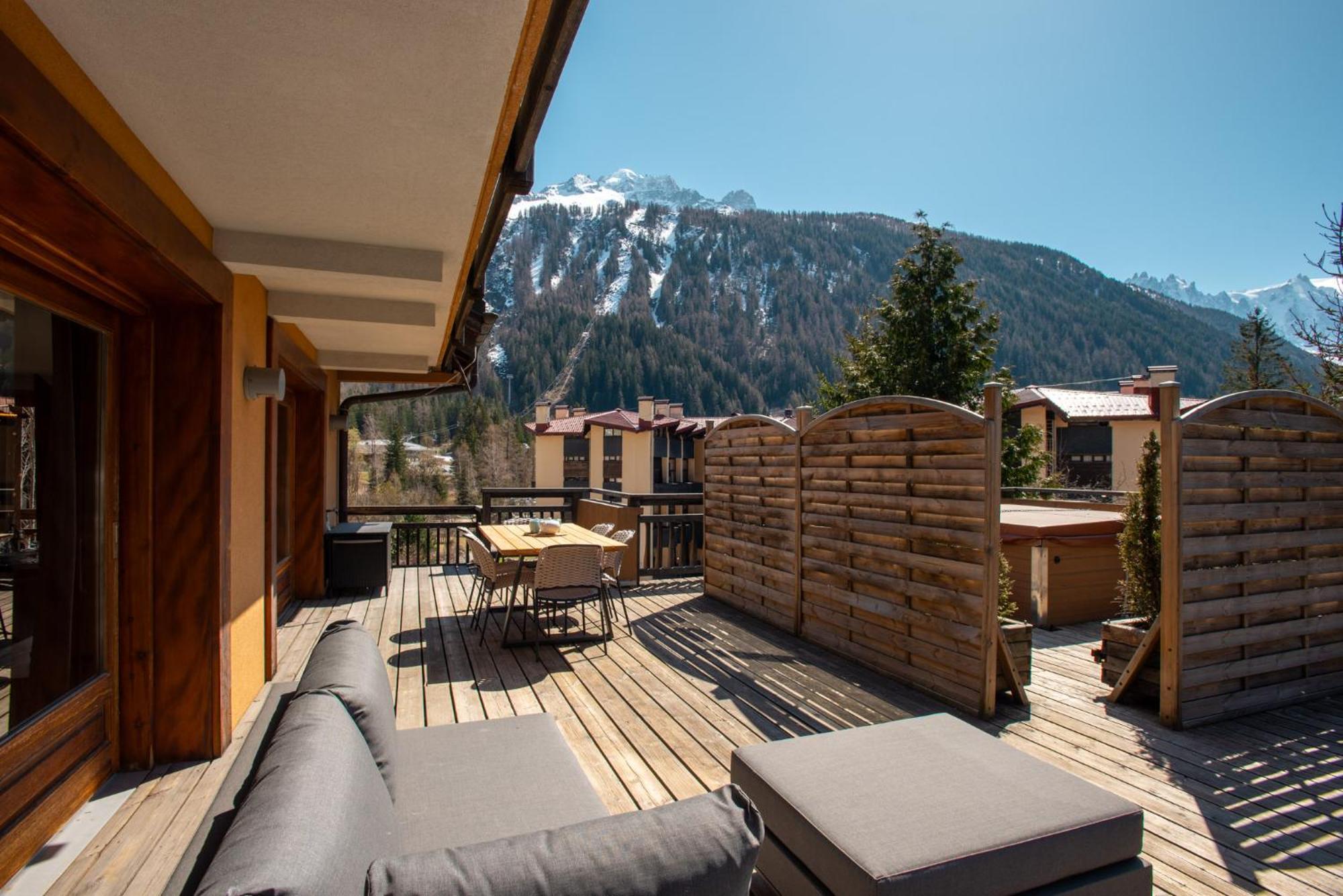 Les Melees Apartments - Alpes Travel - Argentiere Chamonix Buitenkant foto
