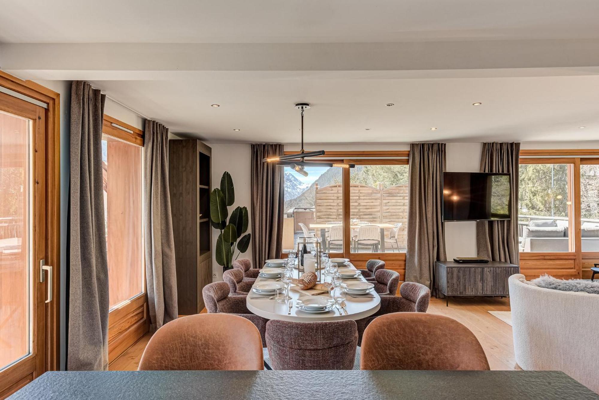 Les Melees Apartments - Alpes Travel - Argentiere Chamonix Buitenkant foto